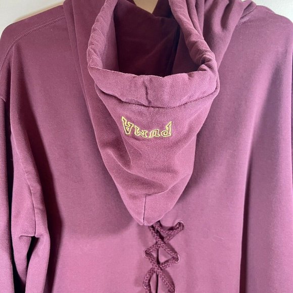 Puma Fenty University By Rihanna Back Lacing Hoodie Womens Pullover Medium - Picture 5 of 8